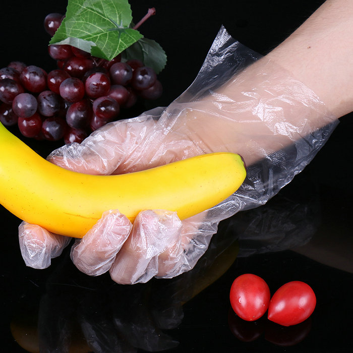 Jednorázové rukavice na zpracování zeleniny a ovoce