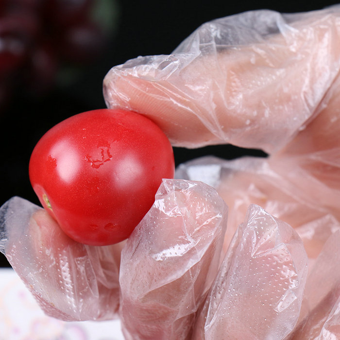 Tovární BPA Free One Size vhodné pro většinu jednorázových PE vyšetřovacích rukavic